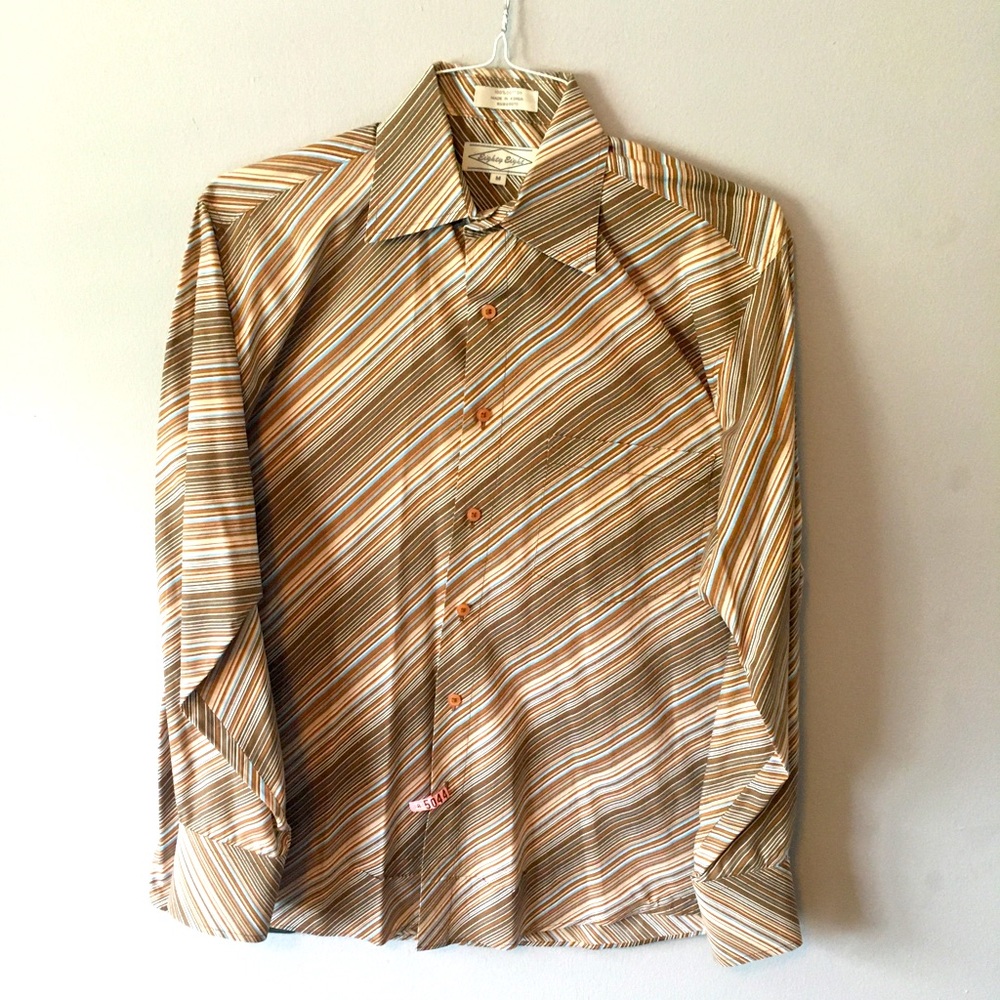 Eighty Eight Retro Stripe Long Sleeved Men's Shirt